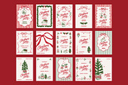 Vintage Christmas Party Clipart, a Decorative Illustration by Barkova Nadya (Thumbnail 7 of 9)
