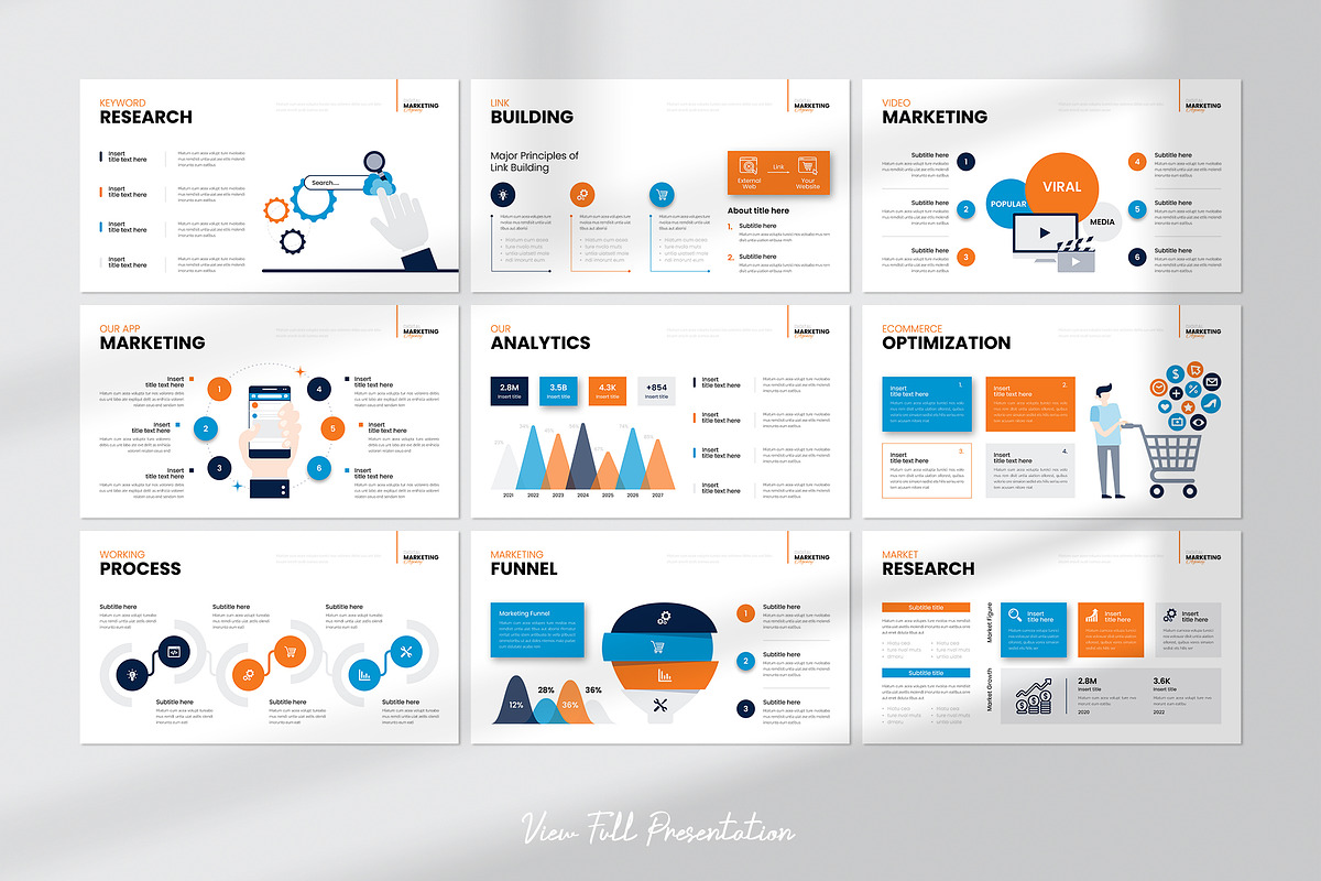Marketing Agency PowerPoint Template, a Presentation Template by StyleArt (Photo 6 of 9)