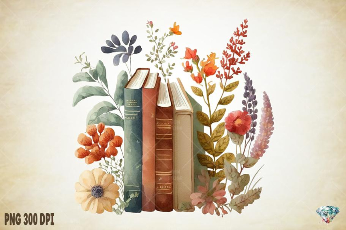 Flower Book Watercolor, an Illustration by Gemstone (Photo 6 of 11)