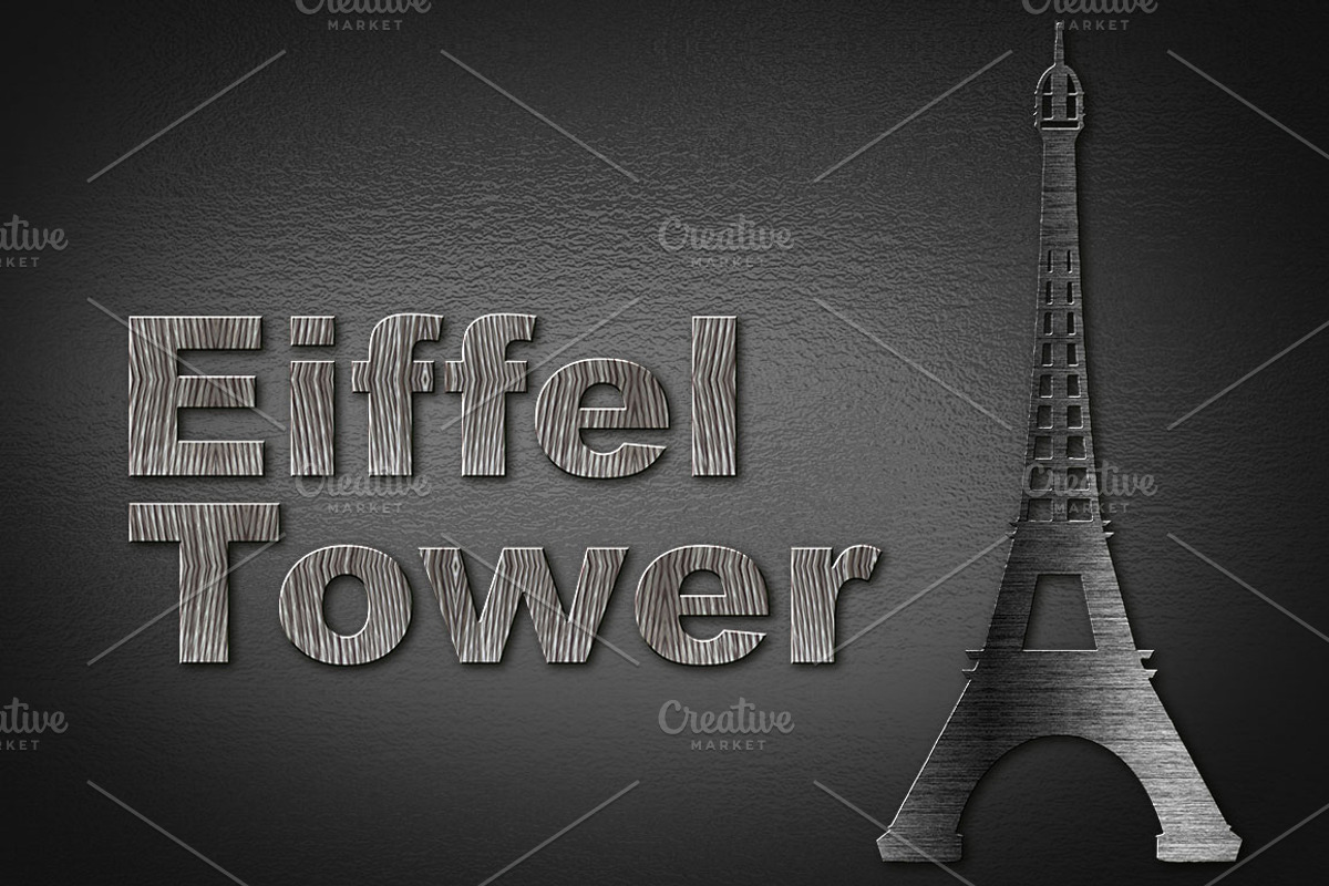20 Metal Photoshop Layer Styles, a Layer Style Add-On by DESIGNAVO (Photo 4 of 5)