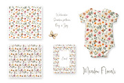 Watercolor Meadow Florals Set, a Decorative Illustration by MayaNavits (Thumbnail 4 of 8)