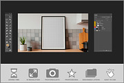 Poster Frame On Kitchen Counter PSD, a Product Mockup by Bruno's Shop (Thumbnail 2 of 3)
