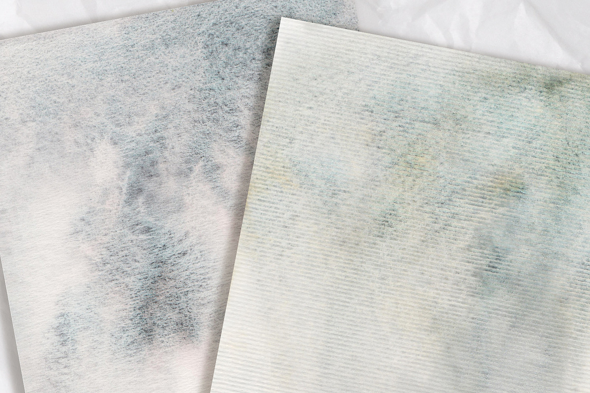 Set of 14 watercolor backgrounds, a Texture Graphic by SweetRenieDesigns (Photo 5 of 11)