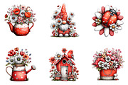 Whimsical Spring Clipart Bundle, an Illustration by CreationArt (Thumbnail 2 of 7)