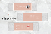 Youtube Branding Kit For Canva, a Social Media Template by PittaFinePrint (Thumbnail 2 of 7)