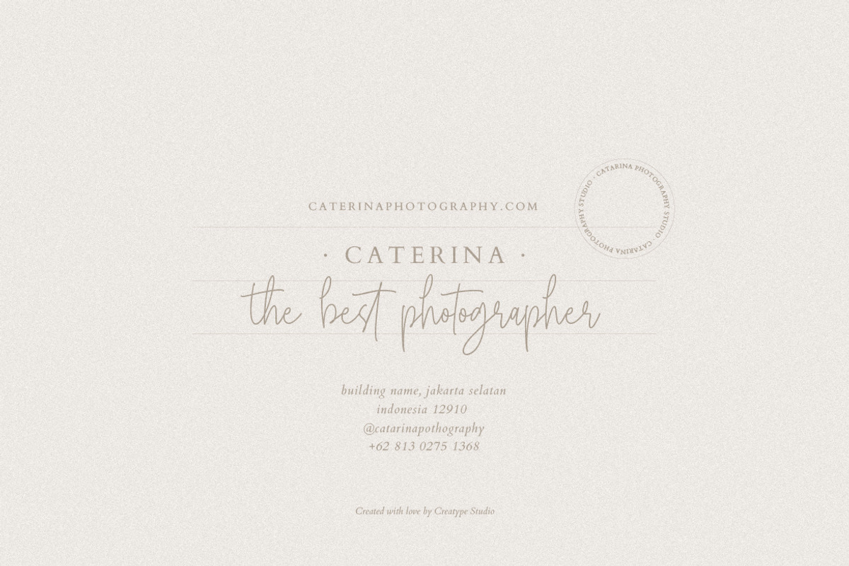 Anastasya Monoline Script, a Script Font by Creatype Studio (Photo 3 of 9)