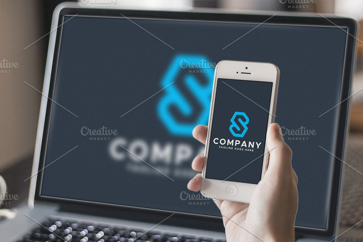 S letter modern logo design, a Branding & Logo Template by Amadul11 (Photo 4 of 4)