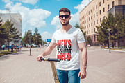 Men's T-Shirt Mock-Up, a Shirt Mockup by Freeman Studio (Thumbnail 8 of 20)