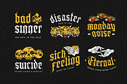Aortascarta, a Blackletter Font by ilhamtaro (Thumbnail 2 of 13)
