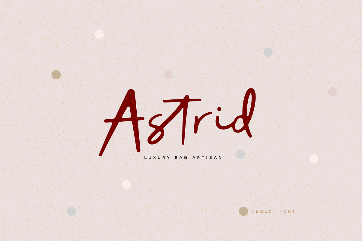 Hemlot, a Script Font by vuuuds (Photo 6 of 9)