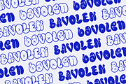 Bavolen - Bubble Graffiti Font, a Font by Indotype Foundry (Thumbnail 3 of 10)
