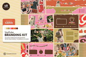 YouTube Branding Kit - Scrapbook