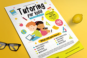 Tutoring For Kids Flyer, a Flyer Template by Aarley Kaiven (Thumbnail 1 of 2)