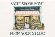 Salty Shore Beachside - Vintage Font, a Handwritten Font by Pixesia Studio (Thumbnail 5 of 10)