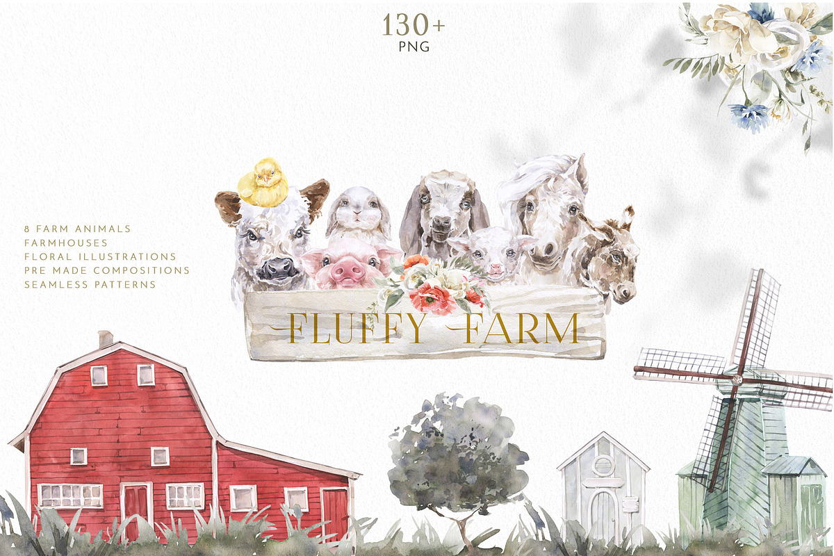 Watercolor & Digital Bundle Part II, an Animal Illustration by Cat In Colour (Photo 15 of 30)