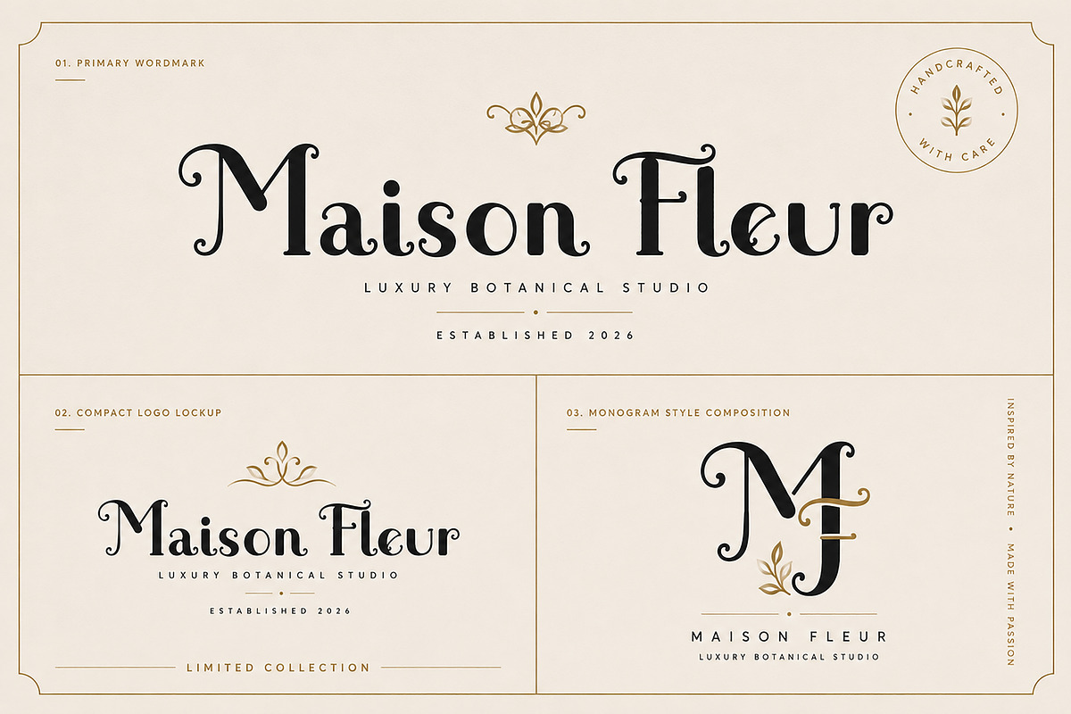 Curleaf – Artistic Display Typeface, a Serif Font by Wow Magic (Photo 2 of 2)