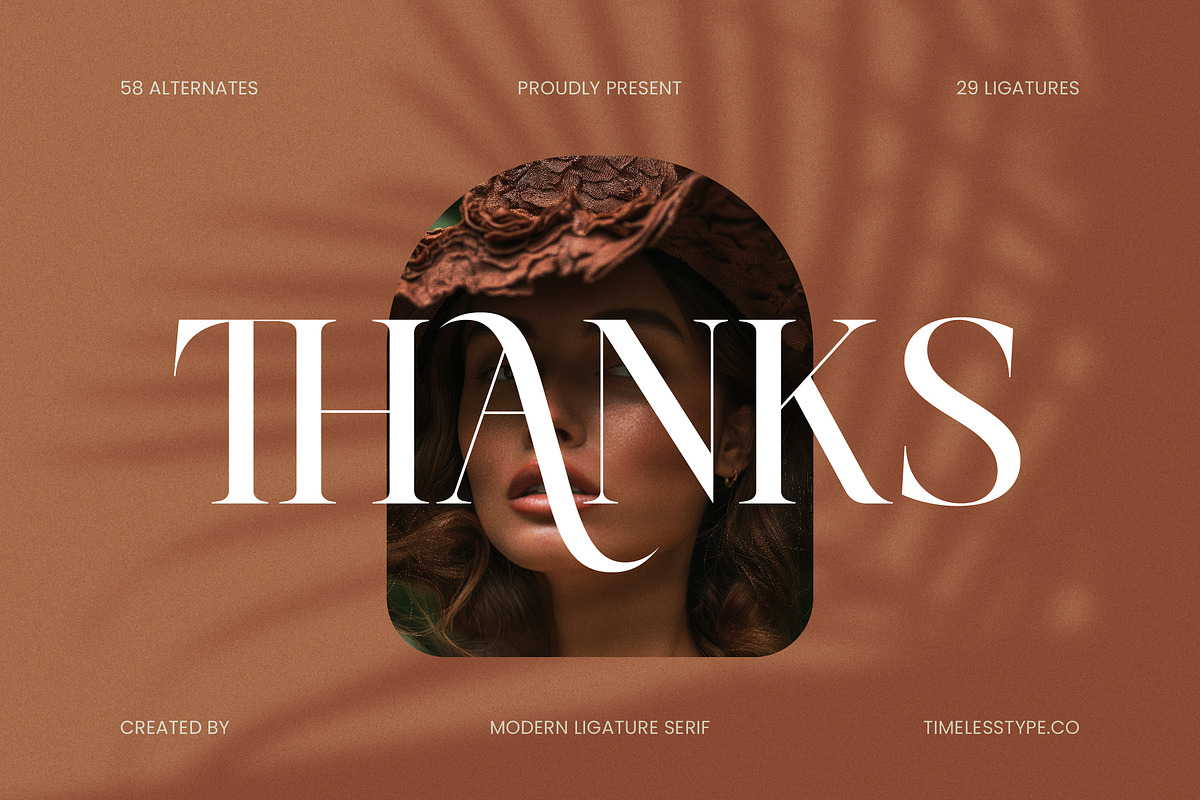 Rosse Merona Modern Serif Font, a Serif Font by timelesstype.co (Photo 20 of 20)