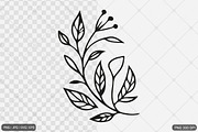 Floral Design SVG PNG Bundle, an Illustration by Actual Pixel (Thumbnail 6 of 22)