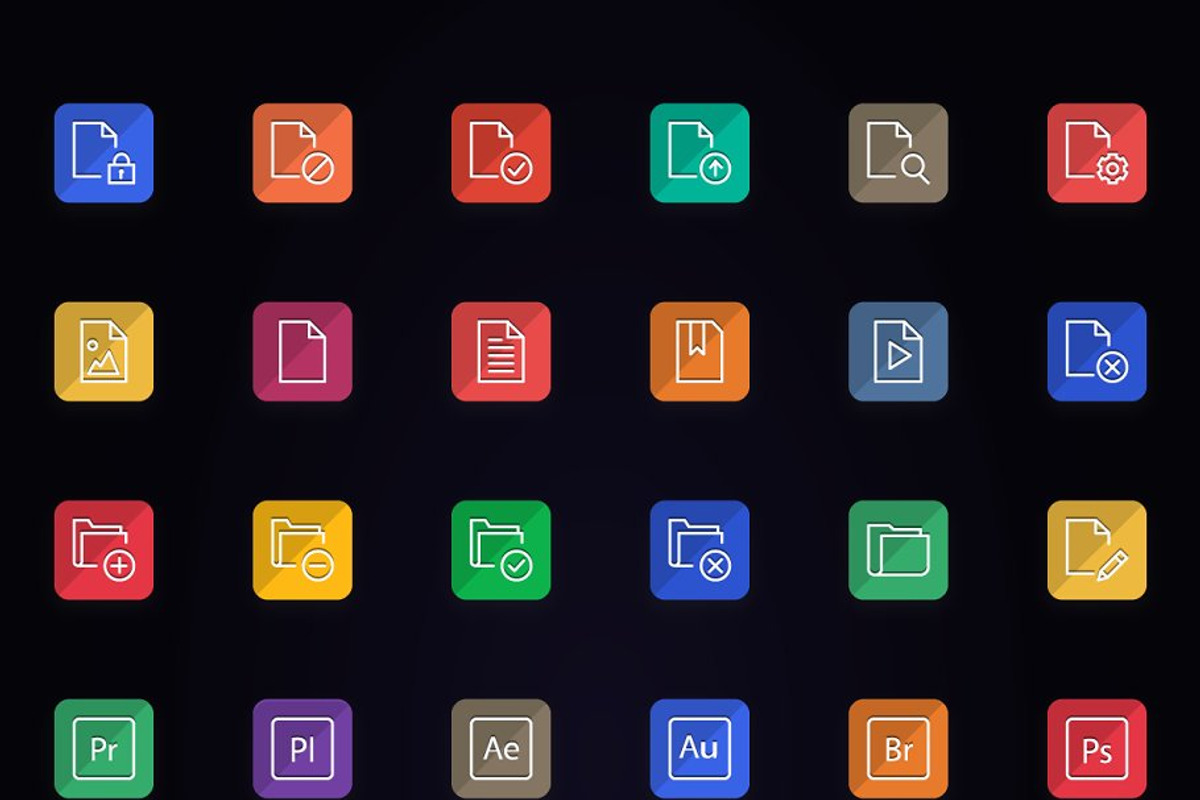 1500+ Flat Icons - Line Icons, an Outline Icon by FlatLineIcons (Photo 5 of 21)
