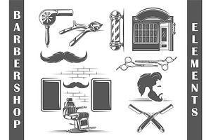 18 Barbershop Logos Templates