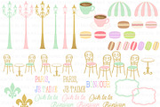 Parisian,Bonjour Paris,Eiffel Tower, an Illustration by Mia's Graphic Design (Thumbnail 5 of 9)