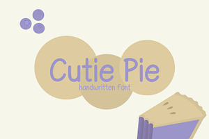 Cutie Pie Font