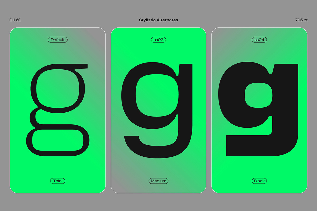 DK 01 - Typeface Family, a Sans Serif Font by DKType Foundry (Photo 12 of 18)