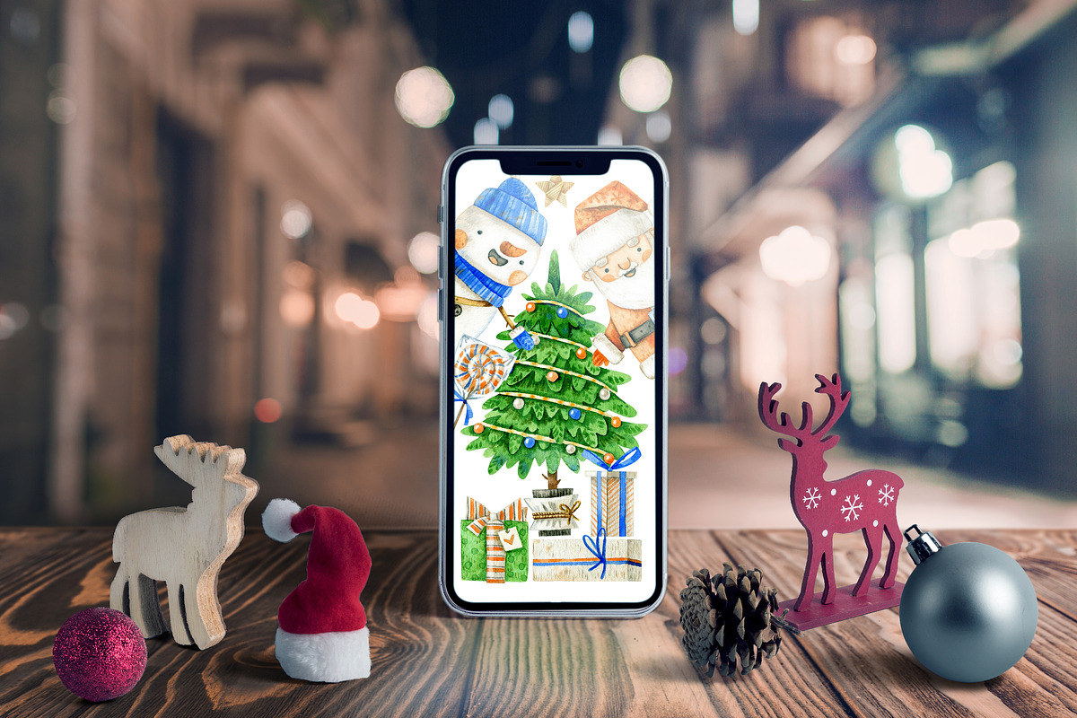 Cute Christmas, an Illustration by babenkoirusa (Photo 13 of 16)