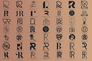 Letter R Logo Bundle RR Monogram Set, a Branding & Logo Template by Pixel Design (Thumbnail 2 of 6)