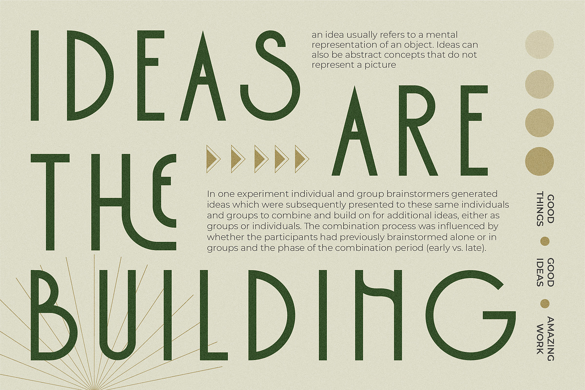 Monterio - Modern Art Deco Typeface, a Sans Serif Font by CCS Type (Photo 28 of 29)