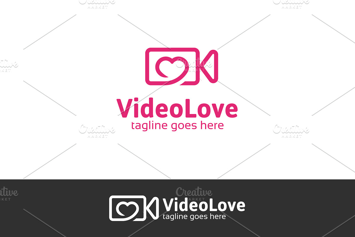 VideoLove Logo Heart Symbol, a Branding & Logo Template by Assaldesigns (Photo 1 of 4)