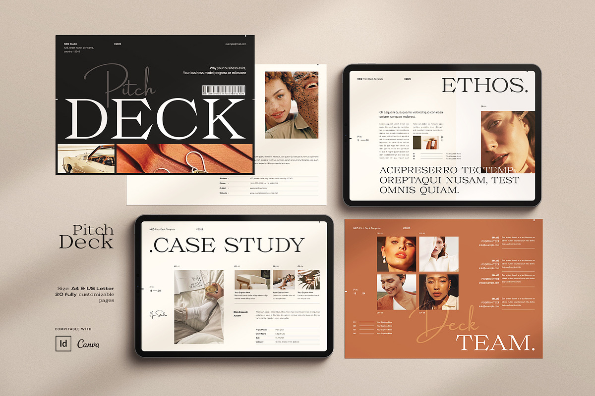 NEO | Pitch Deck Template, a Brochure Template by ArtisanaAura (Photo 2 of 14)