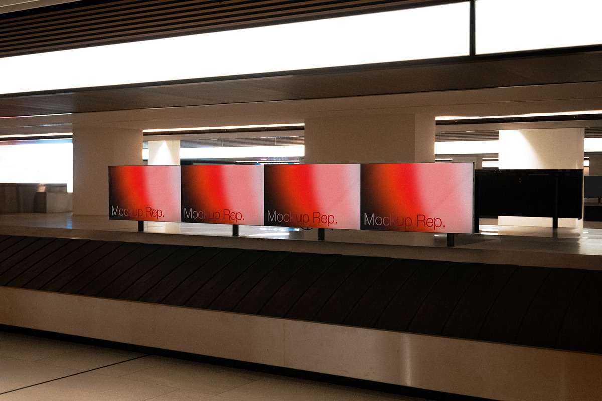 Billboard Screen Mockup 001, an Advertising Mockup by Burmess (Photo 1 of 7)