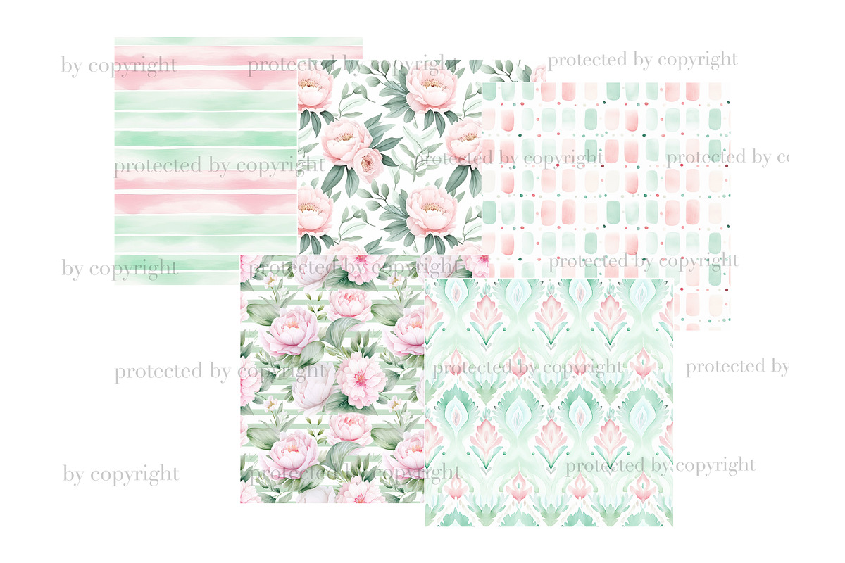 Planner Girl Digital Papers, a Pattern Graphic by GlamArtZhanna (Photo 3 of 4)