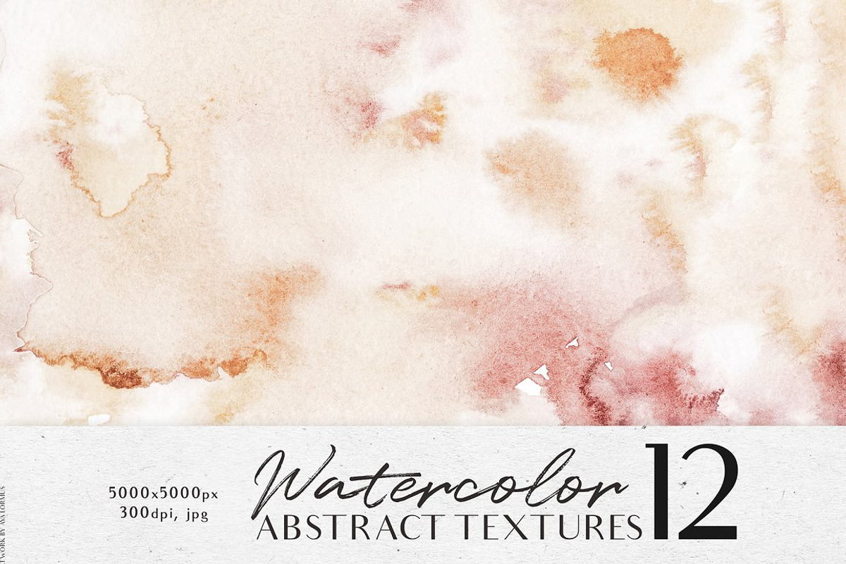 Mystical watercolor textures, a Texture Graphic by AyaLormus (Photo 10 of 15)