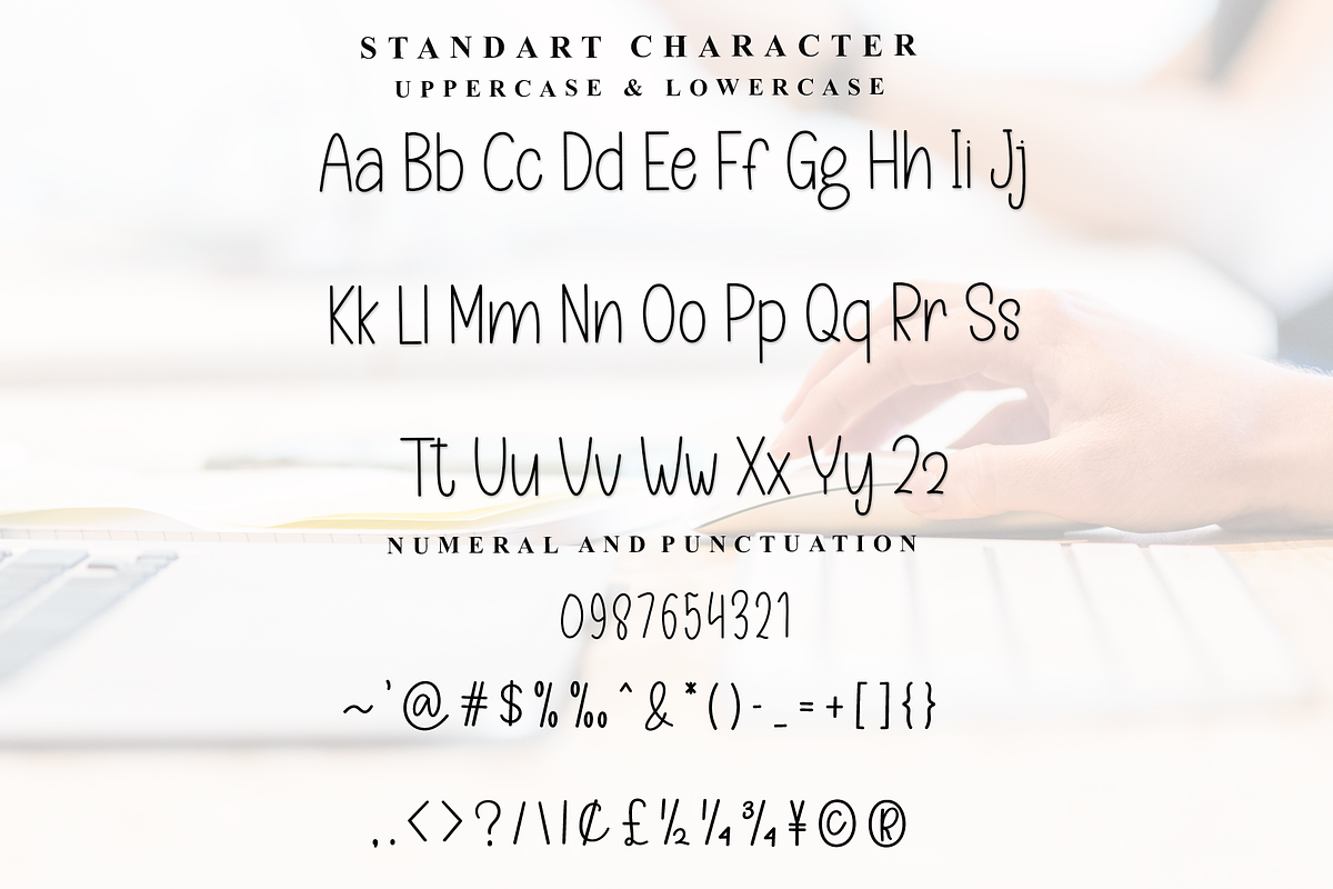 Elegant Background, a Sans Serif Font by FreshTypeINK (Photo 6 of 6)
