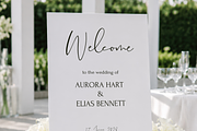 Calla Lily Welcome Sign Mockup, an Advertising Mockup by Serenefeeling (Thumbnail 2 of 6)