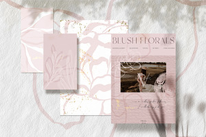 Blush Chic Backgrounds & Florals