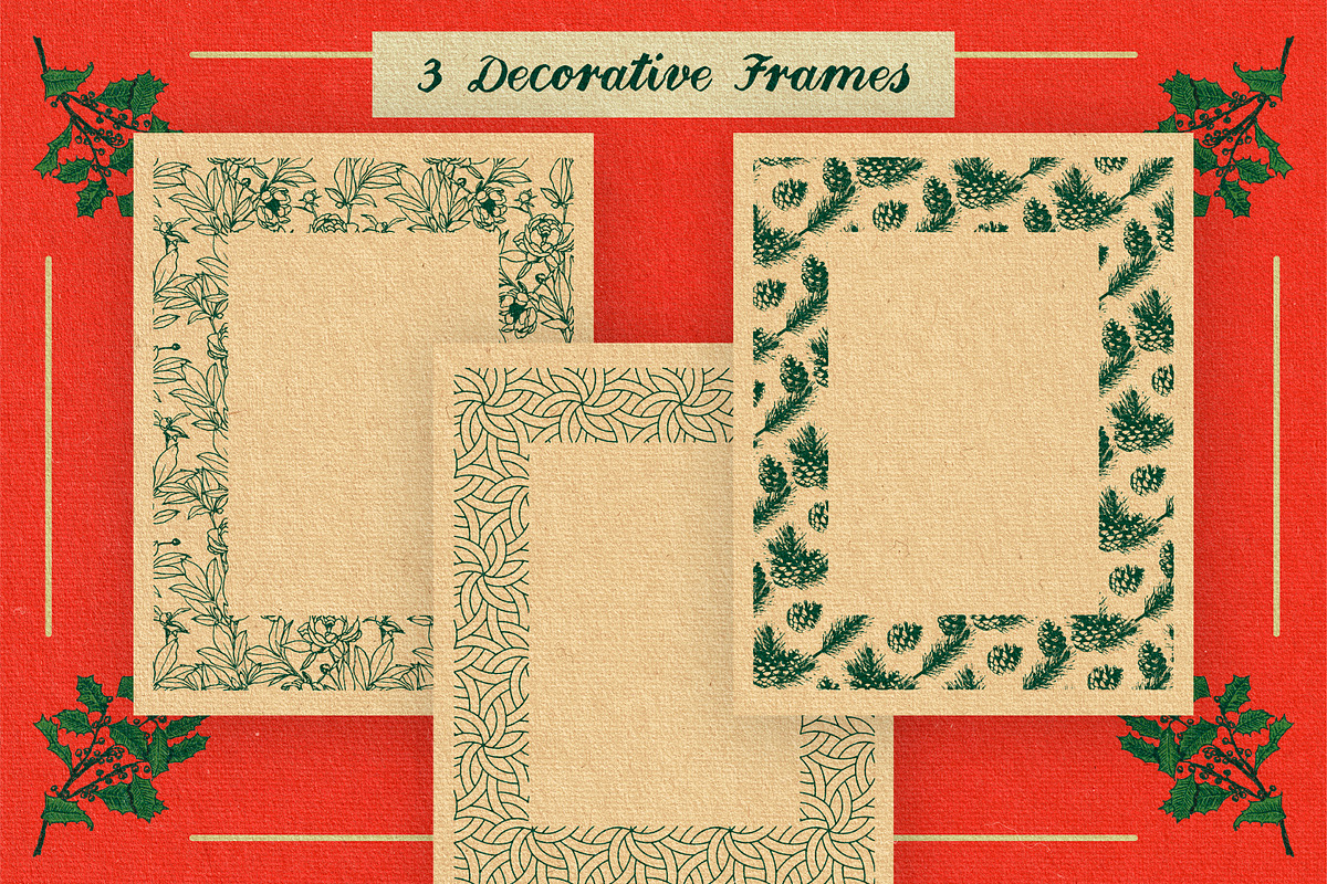 Holiday Design Kit + Script Font, a Texture Illustration by Dylan Roop Design Co. (Photo 7 of 9)