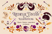 Medieval Fantasy Illustrations, a Decorative Illustration by The Creative Butternut (Thumbnail 1 of 10)