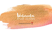 Watercolor brush strokes clip art, an Illustration by SandraGraphicDesign (Thumbnail 5 of 5)
