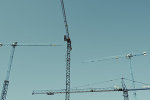 Wide Angle Urban Building Site, an Industrial Photo by SkyNext