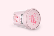 Ice Cream Tub Mockup, a Packaging Mockup by Dev.Rawat21 (Thumbnail 5 of 6)