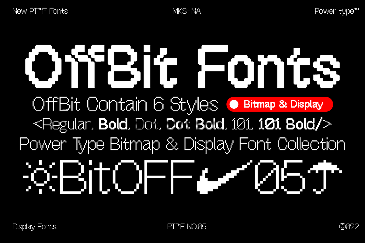 OffBit Font Collections, a Font by Power Type™ Foundry (Photo 1 of 9)