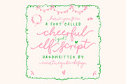 Cheerful Elf Script Font, a Script Font by Creativeqube Design (Thumbnail 1 of 5)