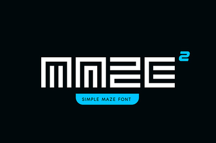 Simple Maze Font, a Symbol Font by artyway