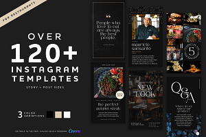 Restaurant Social Media Templates