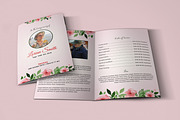 Funeral Program Template, an Invitation Template by DGTouch (Thumbnail 3 of 3)