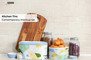 Kitchen Tins Mockup