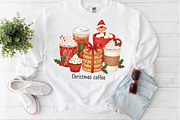 Christmas Coffee Sublimation PNG, an Illustration by Craft Nest (Thumbnail 5 of 6)